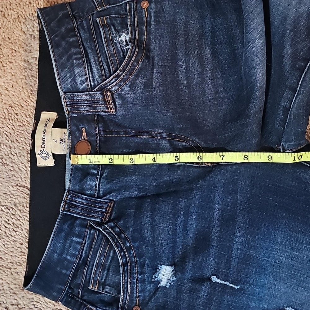 Democracy Flare Dark Blue Jeans - Picture 7 of 7